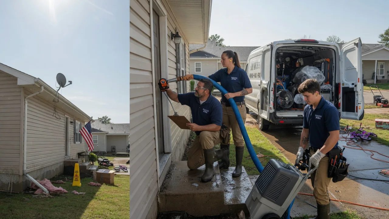 Ceiling Water Damage Restoration in Millersport, OH near me